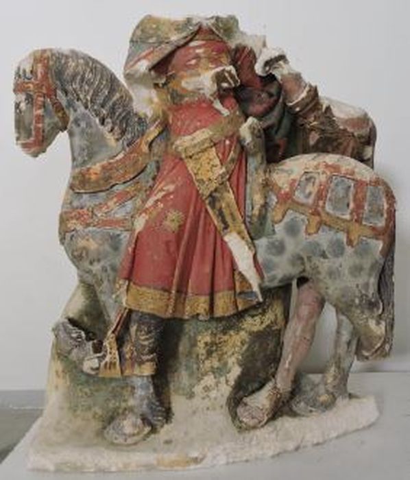 groupe sculpté : Charité de saint Martin (la) - © Ministère de la Culture (France), Médiathèque du patrimoine et de la photographie (département de la documentation), tous droits réservés