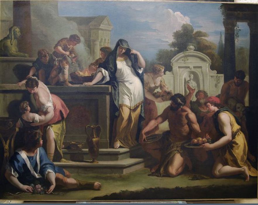 tableau : Sacrifice à Vesta