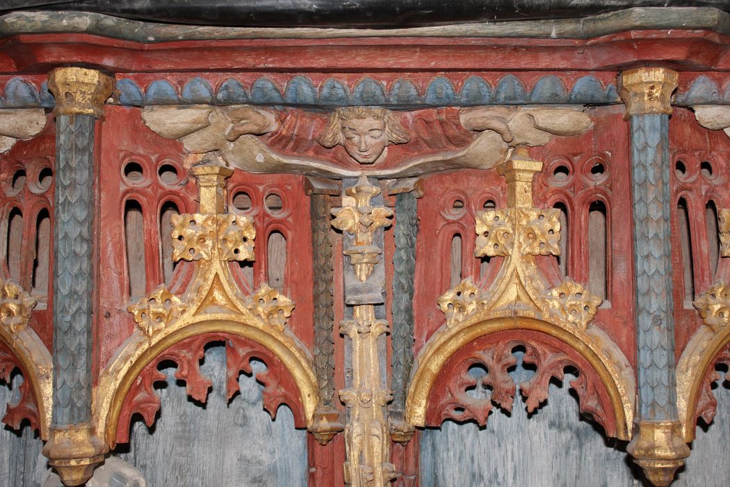 tribune du buffet d’orgue, détail