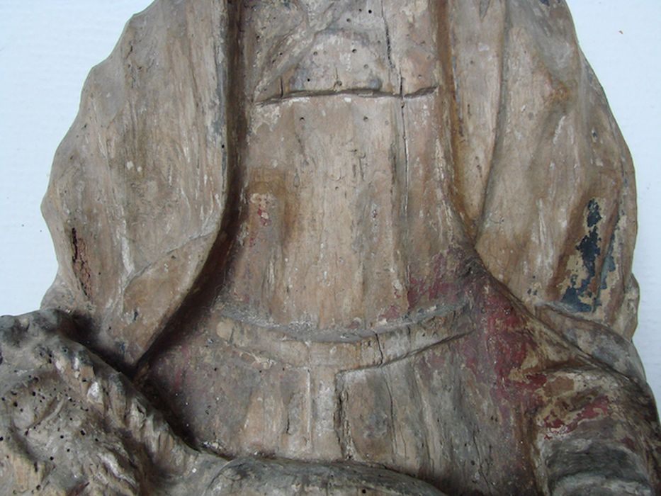 statue : Vierge de pitié, détail