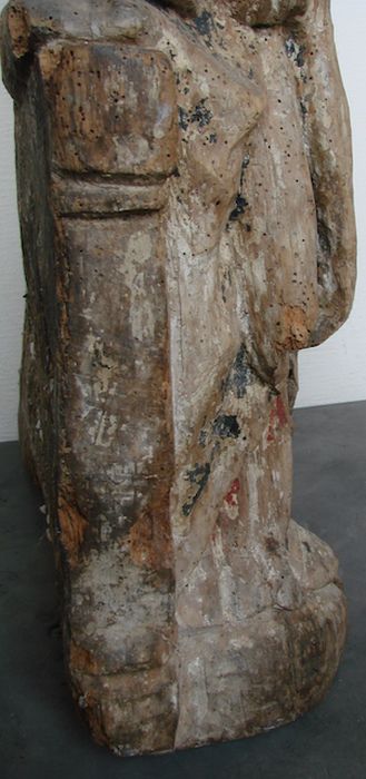 statue : Vierge de pitié, détail