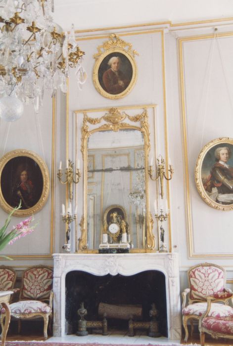 revêtement mural du grand salon, vue partielle - © Ministère de la Culture (France), Médiathèque du patrimoine et de la photographie (département de la documentation), tous droits réservés