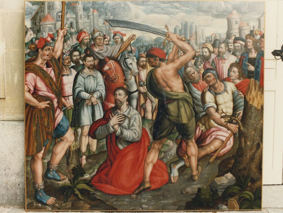 tableau : Décollation d'un martyr