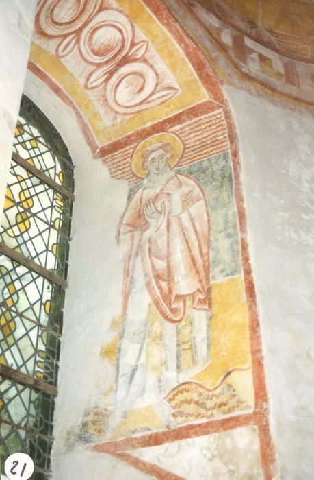 peinture monumentale de la chapelle, détail