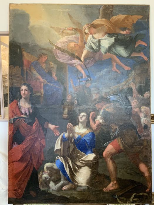 tableau : Martyre de sainte Lucie - © Ministère de la Culture (France), Médiathèque du patrimoine et de la photographie (département de la documentation), tous droits réservés 