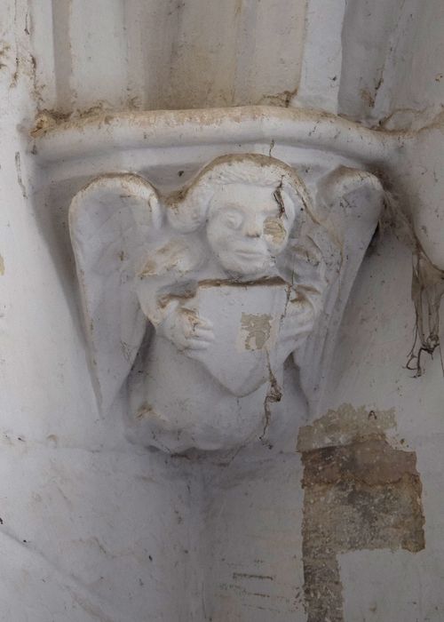 chapelle ouest, détail d’un culot sculpté