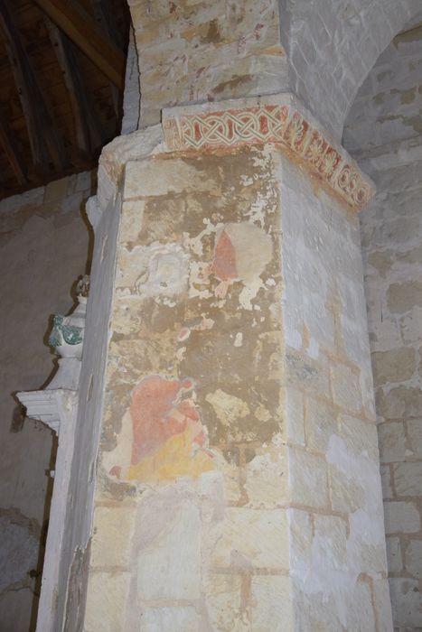 croisée du transept, détail d’un pilier