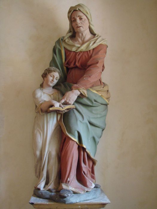 groupe sculpté : Education de la Vierge (l’)