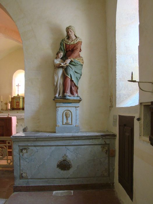 groupe sculpté : Education de la Vierge (l’)