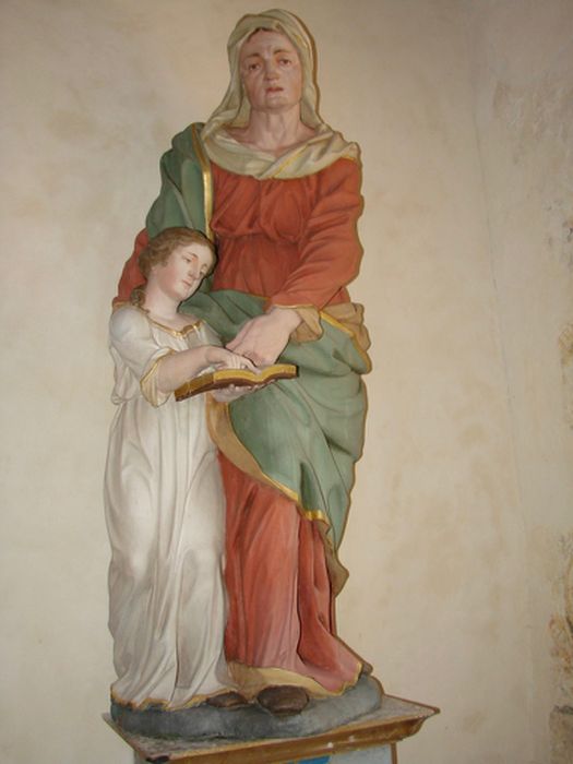 groupe sculpté : Education de la Vierge (l’)