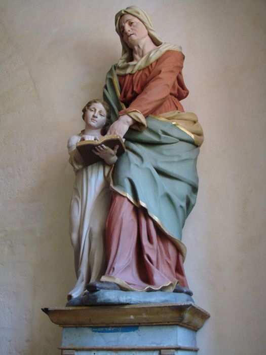 groupe sculpté : Education de la Vierge (l’)