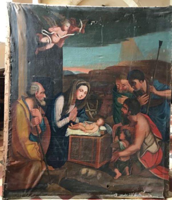 tableau : Adoration des bergers (l’)