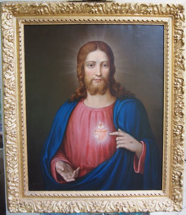 tableau : Christ du Sacré Coeur