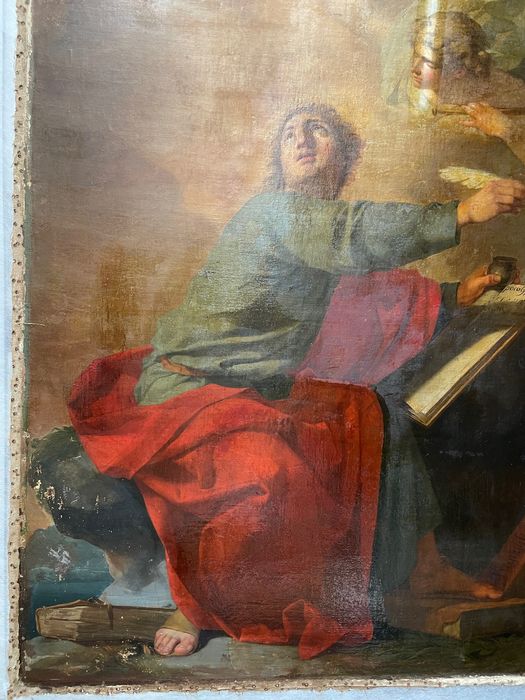 tableau : Saint Jean l’Évangéliste, vue partielle