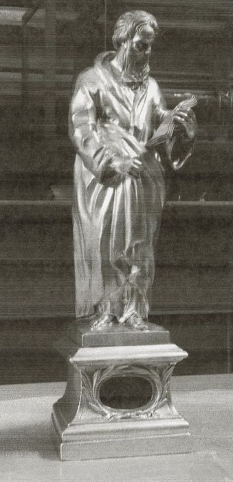 statue-reliquaire (statuette) : Saint Paul (photocopie numérisée) - © Ministère de la Culture (France), Médiathèque du patrimoine et de la photographie (département de la documentation), tous droits réservés 