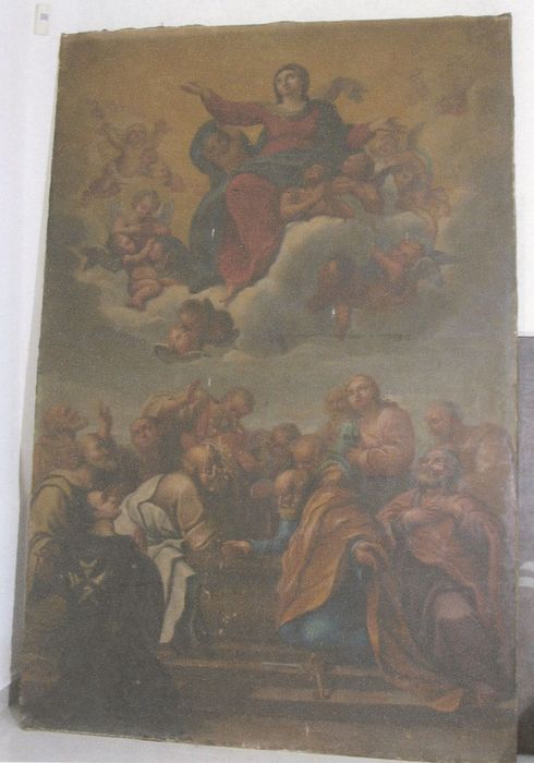 Tableau : l'Assomption de la Vierge (photocopie numérisée)