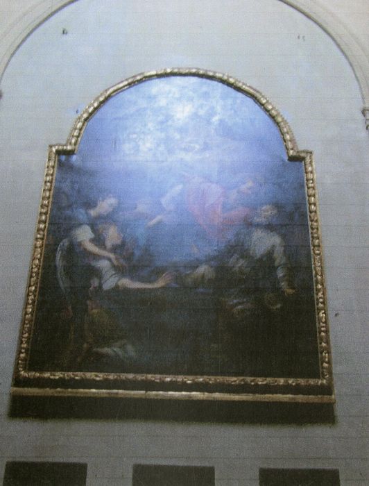 tableau, cadre : la Mort de saint Joseph (photocopie numérisée)