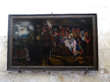 tableau : Adoration des bergers (l’)