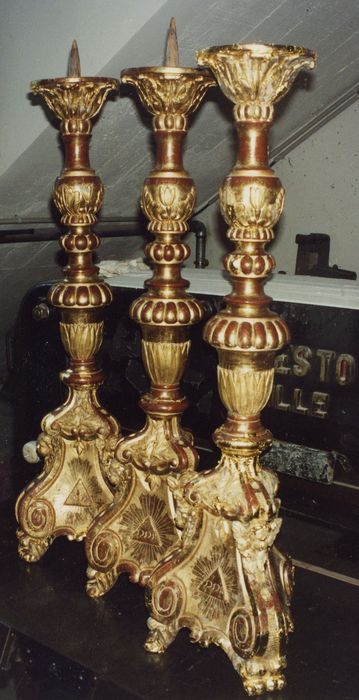 chandeliers (garniture du maître-autel)