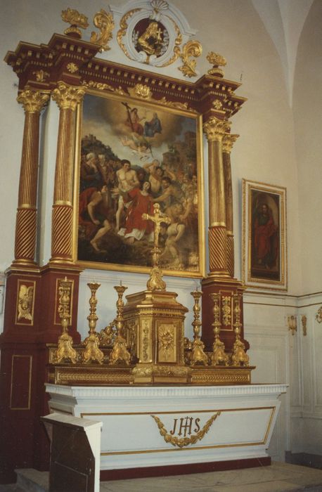 autel, retable, tabernacle (maître-autel)