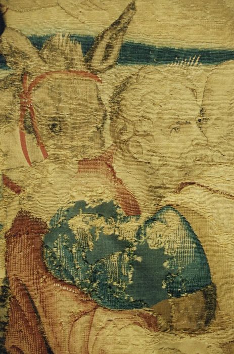 pièce murale : Moïse devant pharaon, détail
