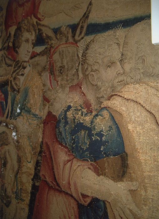 pièce murale : Moïse devant pharaon, détail