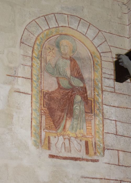 Transept sud, peinture monumentale (fragment)