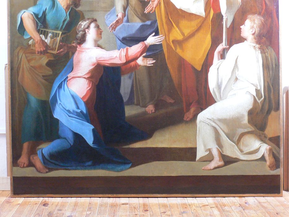 tableau : Présentation de Jésus au temple (la), détail