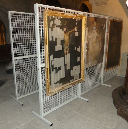 tableau : le Christ en croix
