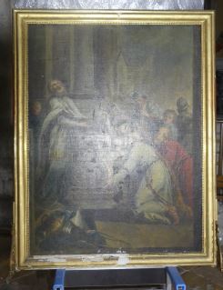 tableau : Le Sacrifice de Melchisédech (face)