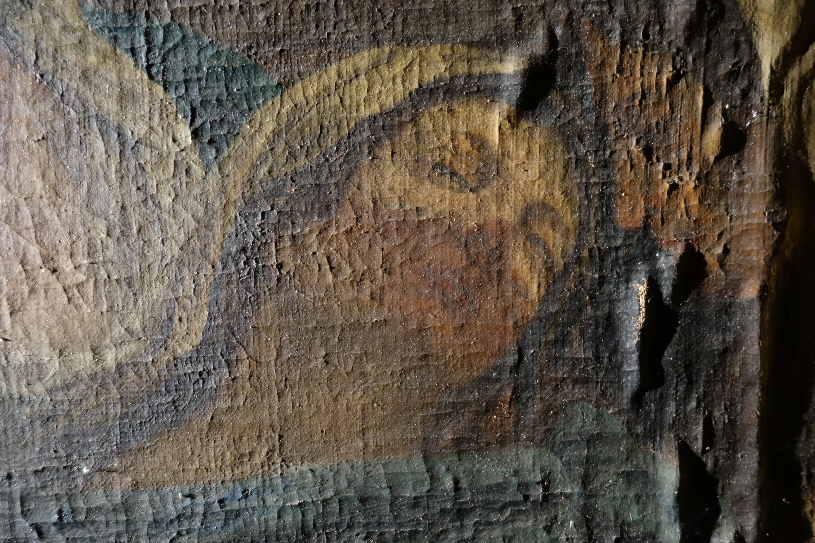 tableau : Déploration sur le Christ mort, détail
