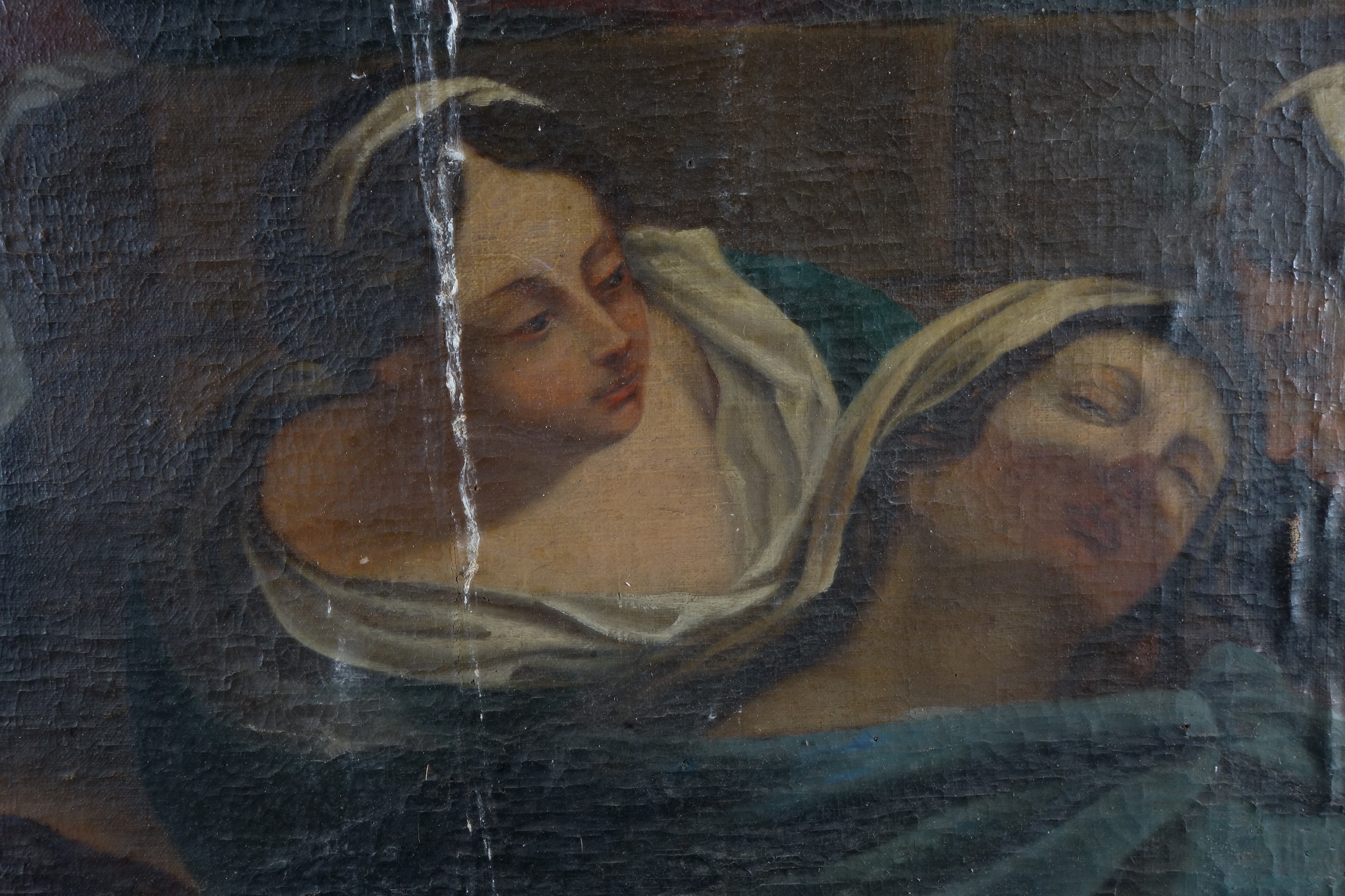 tableau : Déploration sur le Christ mort, détail