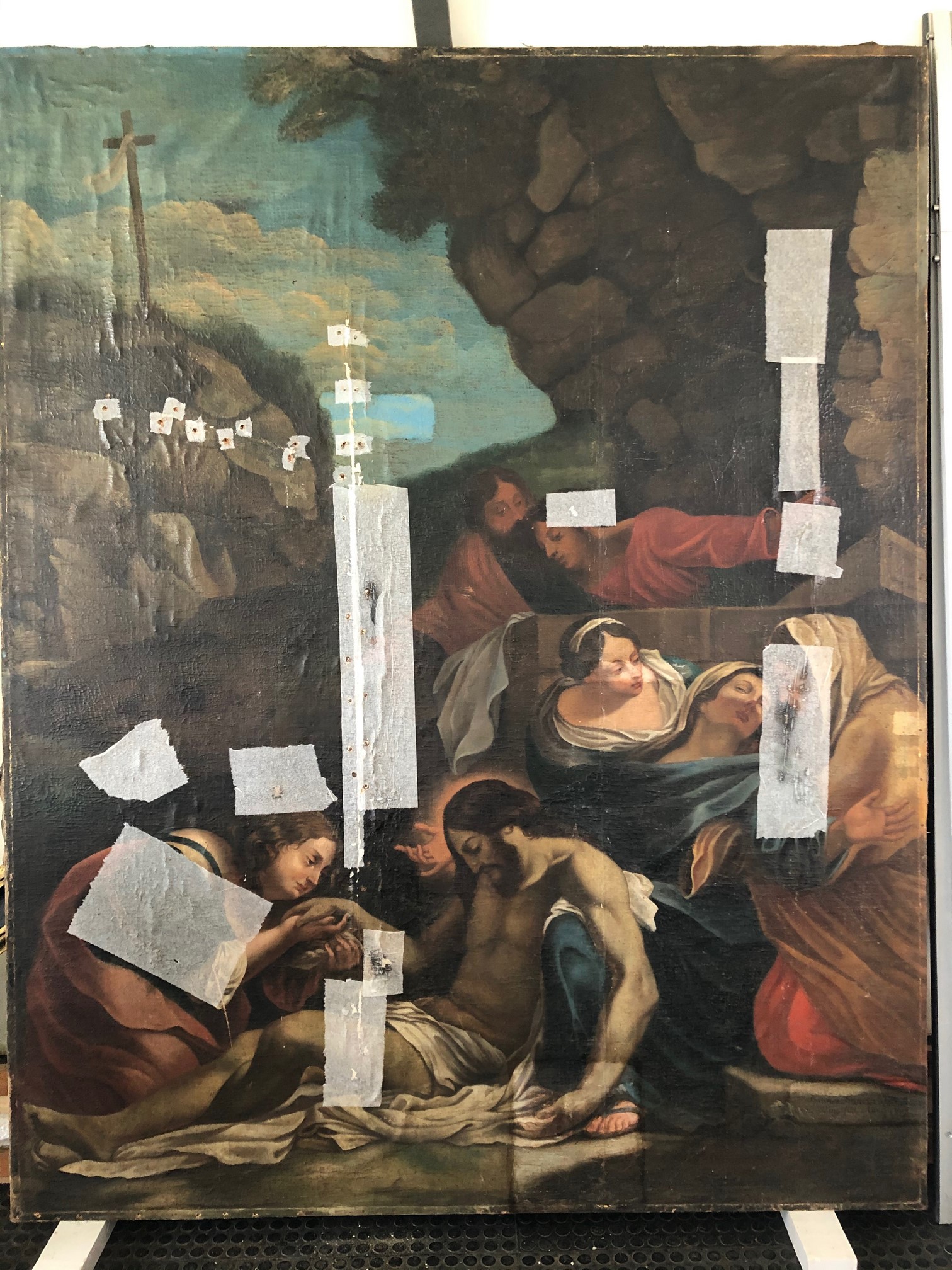 tableau : Déploration sur le Christ mort