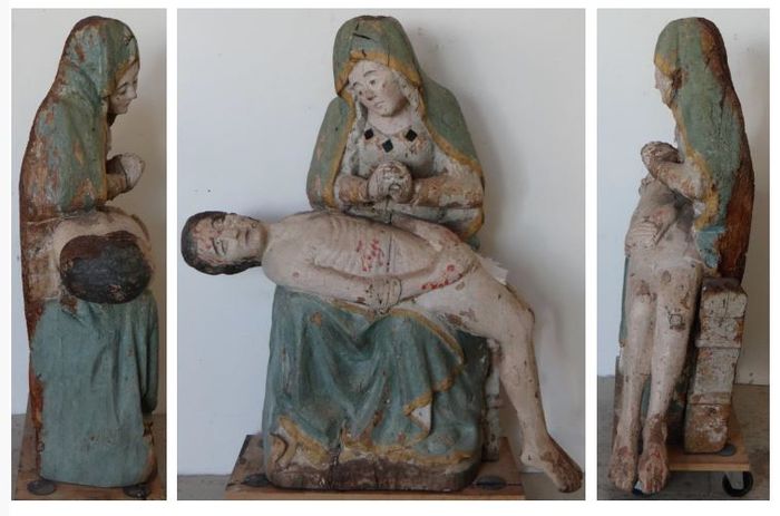groupe sculpté : Vierge de Douleur