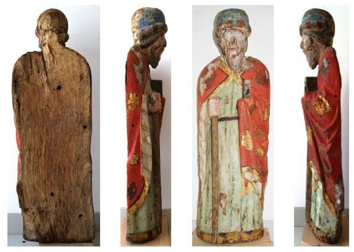 statue : Saint Jacques ermite