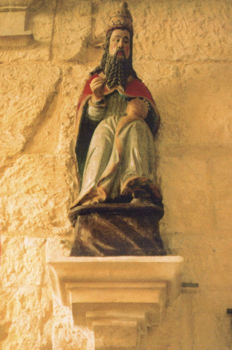 statue : Dieu le père portant la tiare (photocopie numérisée) - © Ministère de la Culture (France), Médiathèque du patrimoine et de la photographie (département de la documentation), tous droits réservés 