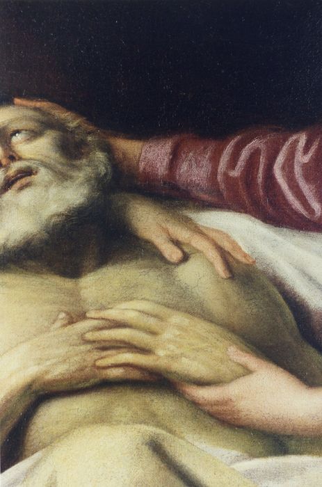 tableau : Mort de Saint Joseph, détail