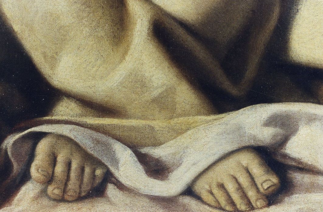 tableau : Mort de Saint Joseph, détail