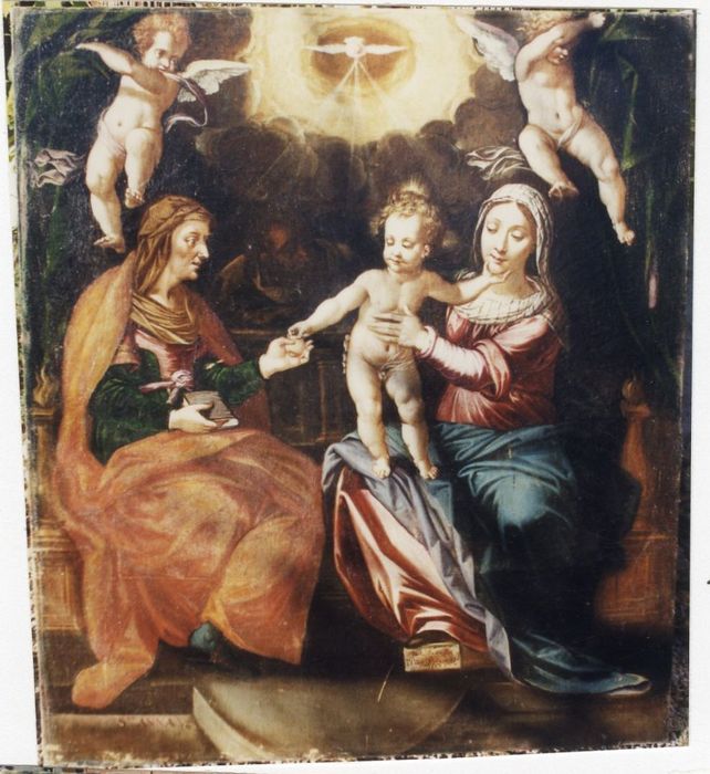 tableau : Marie Jésus et sainte Anne