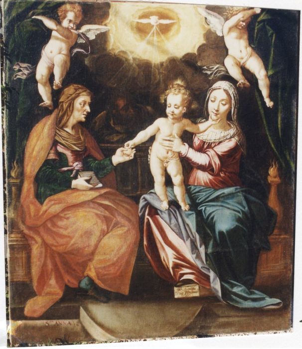 tableau : Marie Jésus et sainte Anne