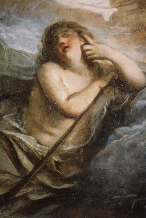 Tableau : Vénus et Anchise ou Aphrodite et Anchise, détail