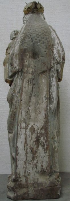 statue : Vierge à l'Enfant, revers