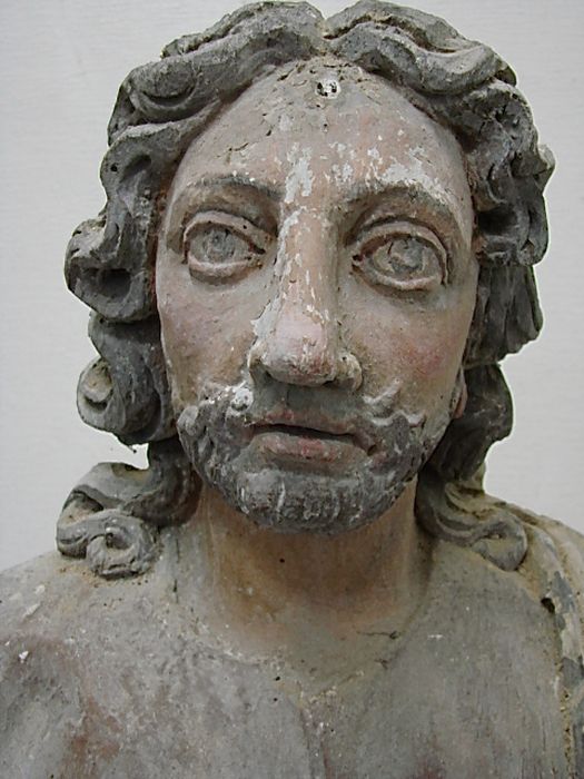 statue : Saint Roch, détail