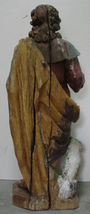 statue : Saint Roch, revers