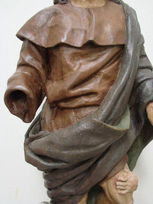 statue : Saint Roch, détail