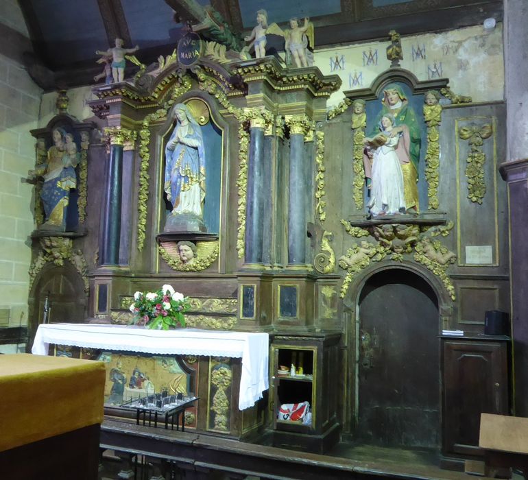 autel dit du Rosaire, retable