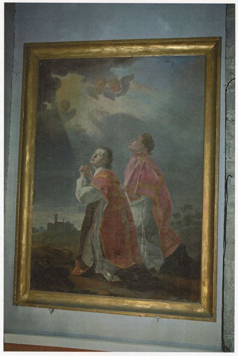 Tableau : Saint Faustin et saint Jovite priant (photocopie numérisée)