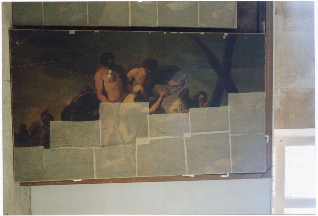 tableau : Saint André agenouillé devant la croix - © Ministère de la Culture (France), Médiathèque du patrimoine et de la photographie (département de la documentation), tous droits réservés