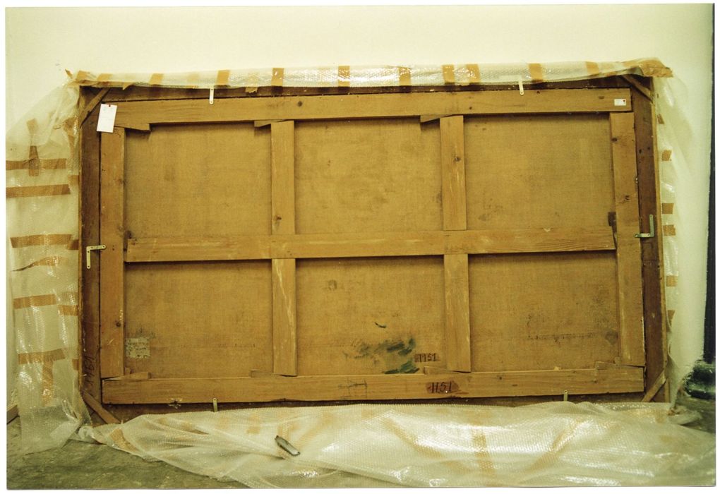 tableau : La Cène (revers) - © Ministère de la Culture (France), Médiathèque du patrimoine et de la photographie (département de la documentation), tous droits réservés 