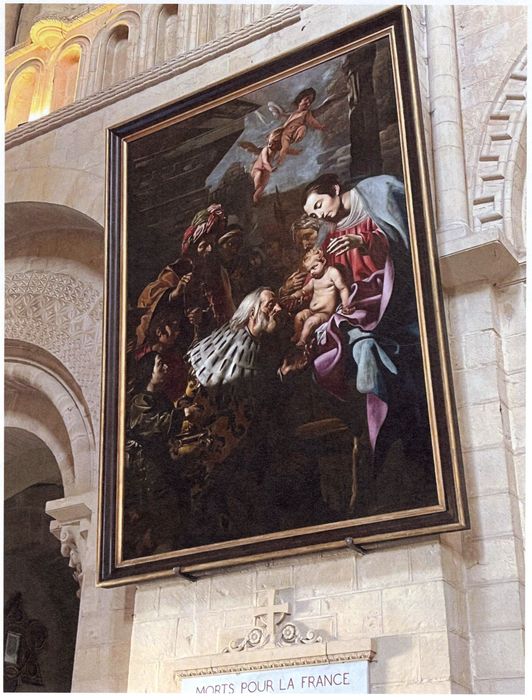 tableau : Adoration des Mages (photocopie numérisée)